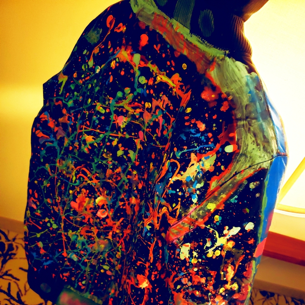 UND'UN Hooded Biker Bomber 'Nay Palm' - Picture 6 of 8